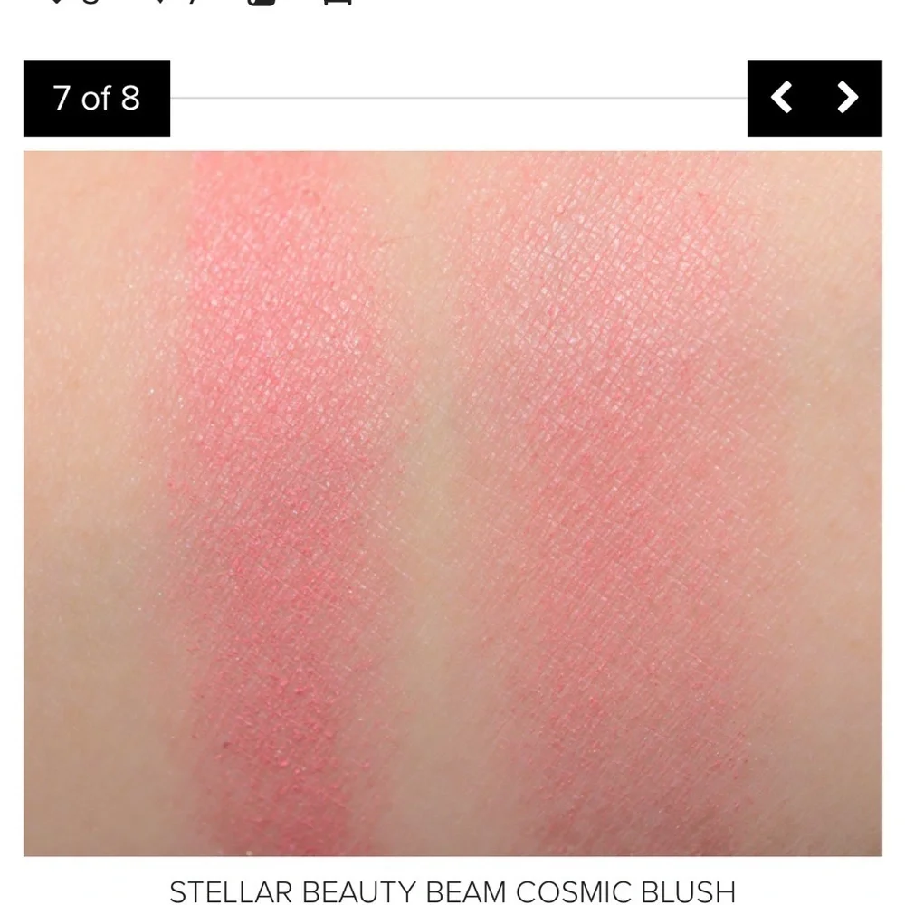 Stellar blush in Beam